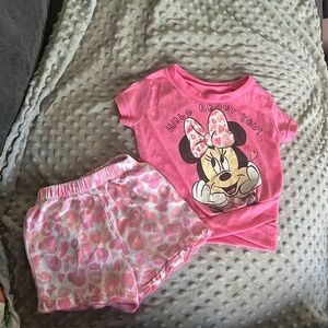 Minnie Mouse Short Set